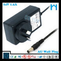 36W 24v 1.5a power supply with AUS Plug C-tick SAA approved for Newzeland and Australia